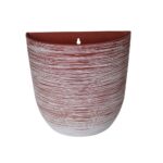 Wall Pot Rippled Wall Pot-H266